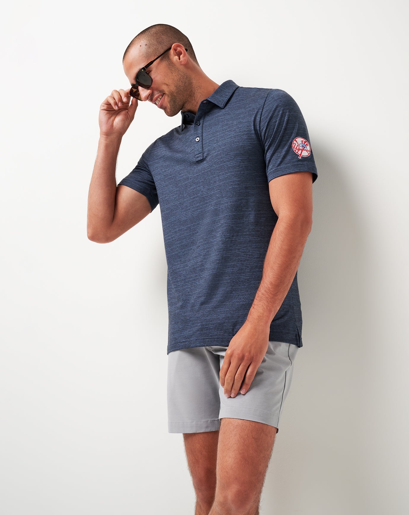 Travis Mathew New York Yankees The Heater Polo