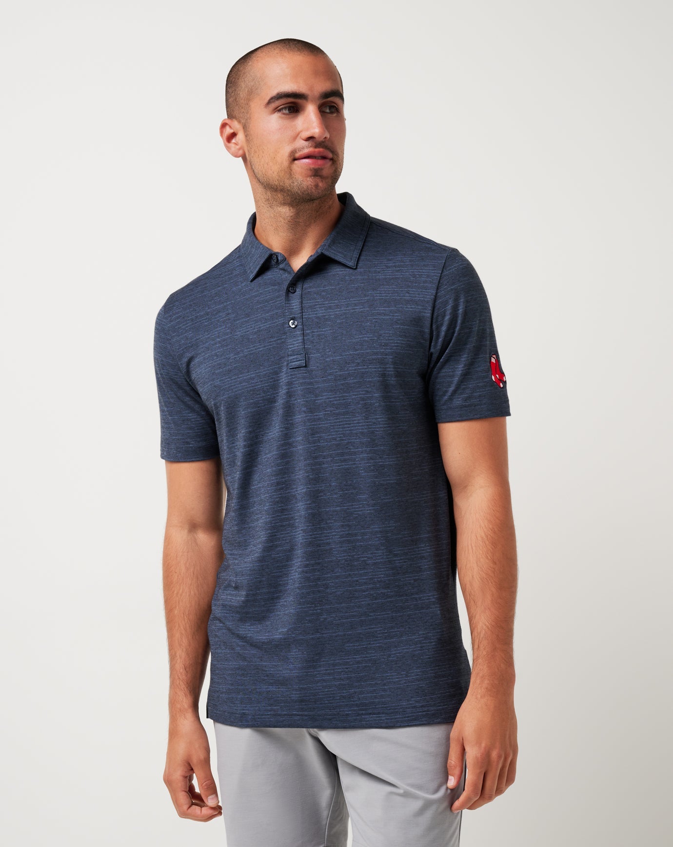 Travis Mathew Boston Red Sox The Heater Polo