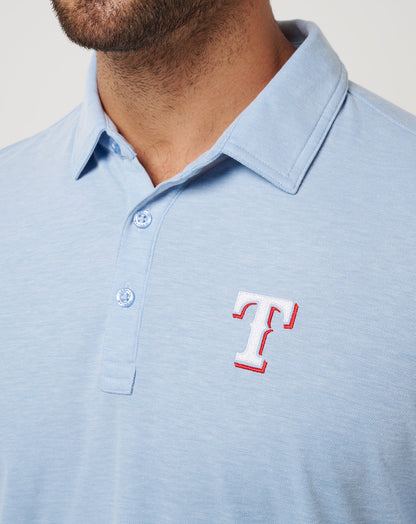 Travis Mathew Texas Rangers Playoff Pitch Polo