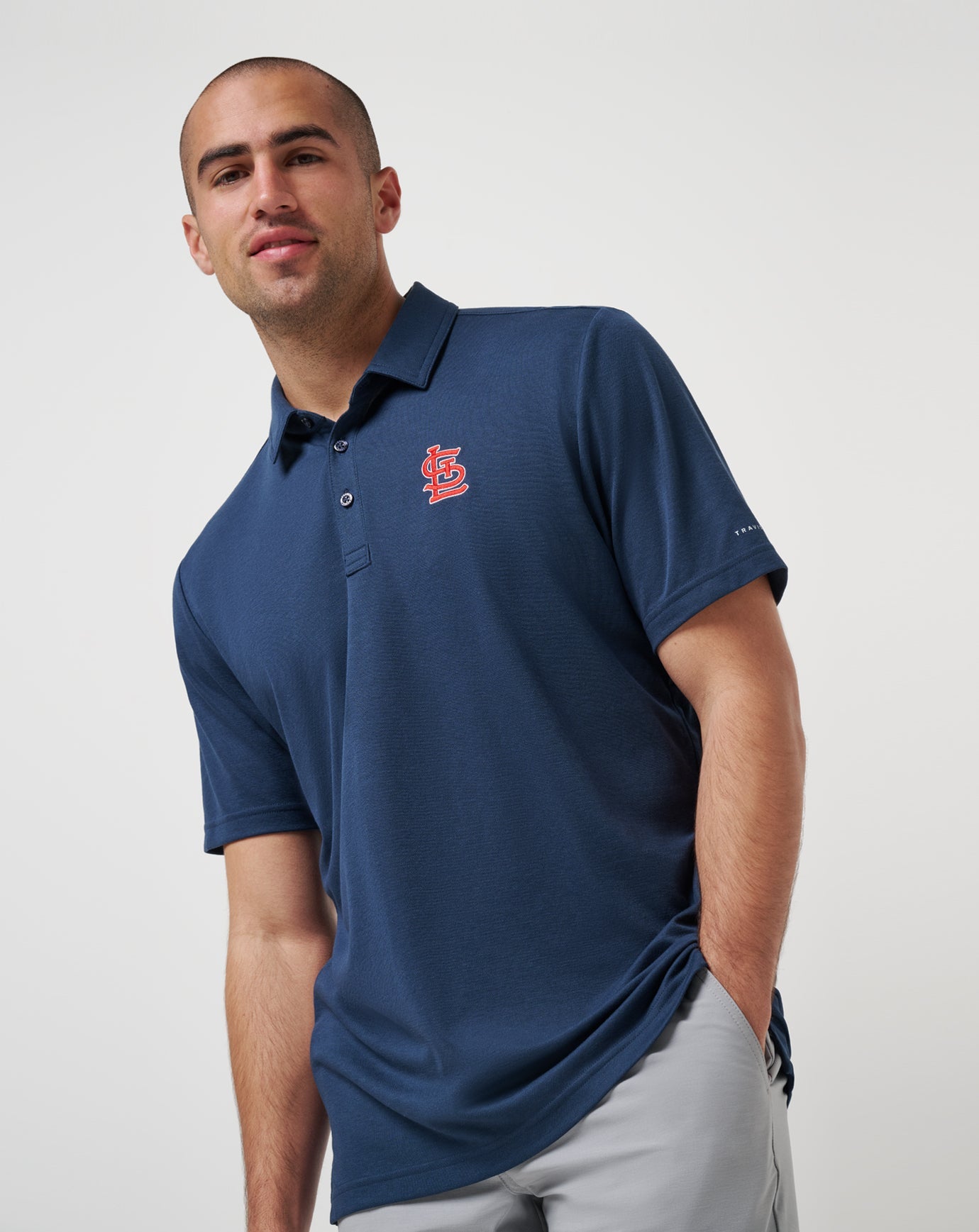 Travis Mathew St Louis Cardinals Playoff Pitch Polo
