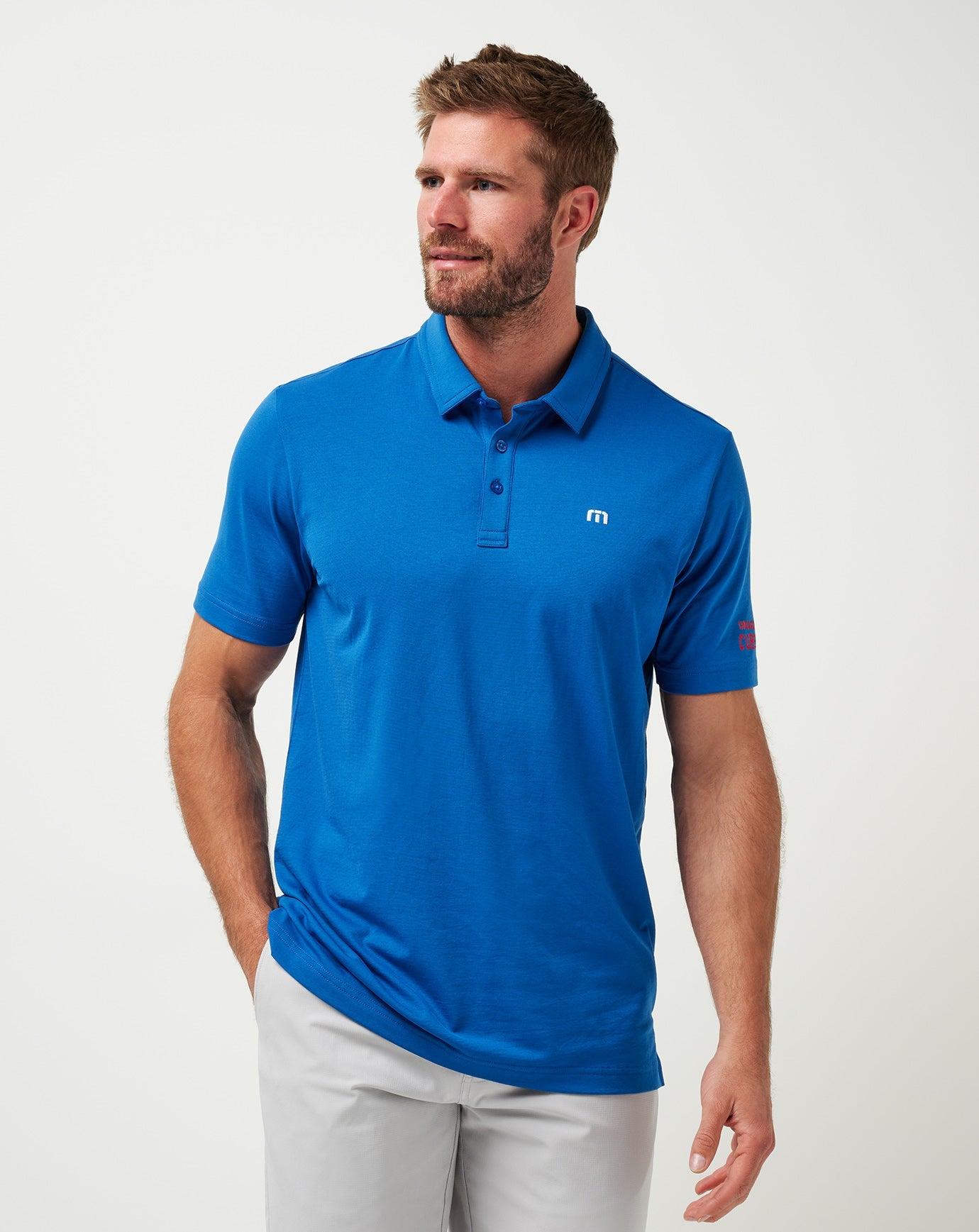 Travis Mathew Chicago Cubs Club Rules Polo