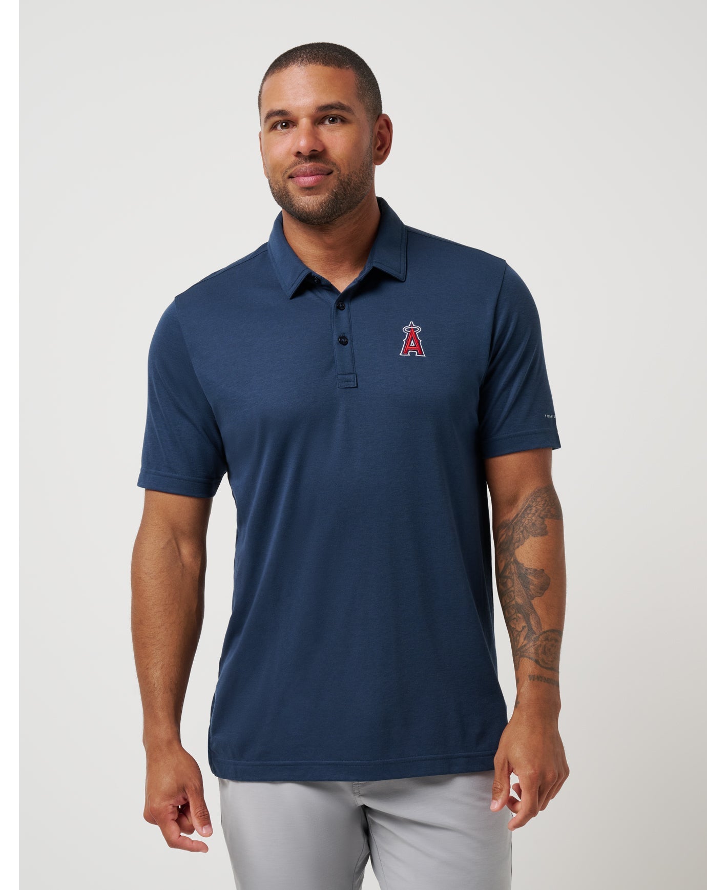 Travis Mathew Los Angeles Angels Playoff Pitch Polo
