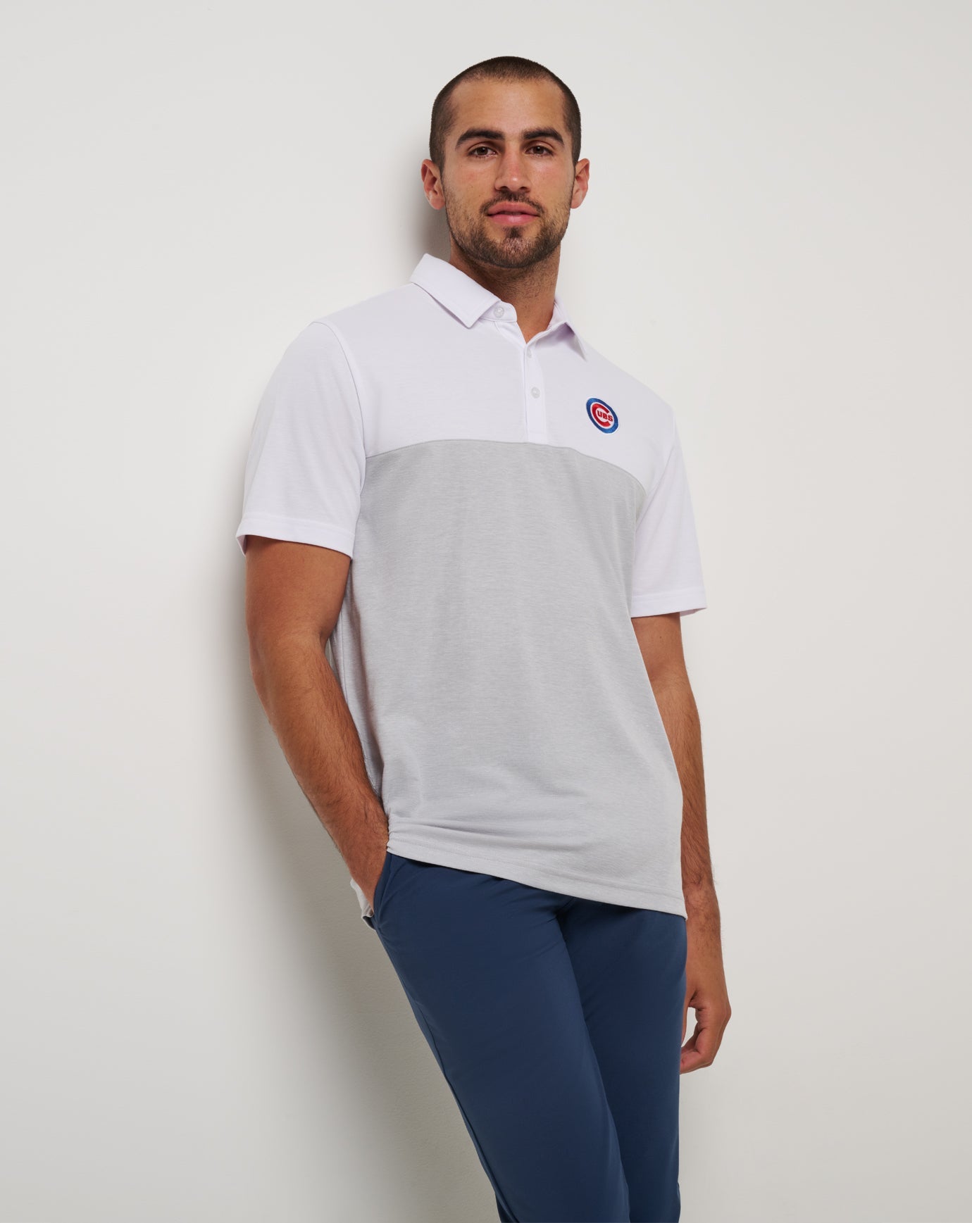 Travis Mathew Chicago Cubs Home Run Leader Polo