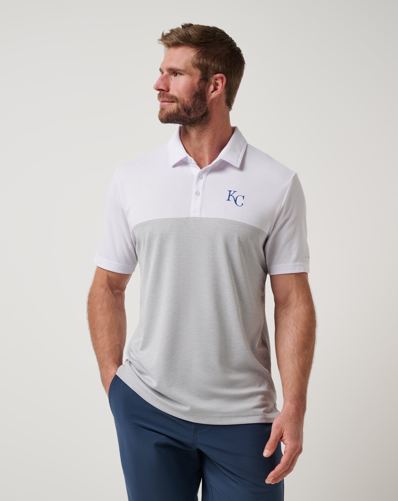Travis Mathew Kansas City Royals Home Run Leader Polo