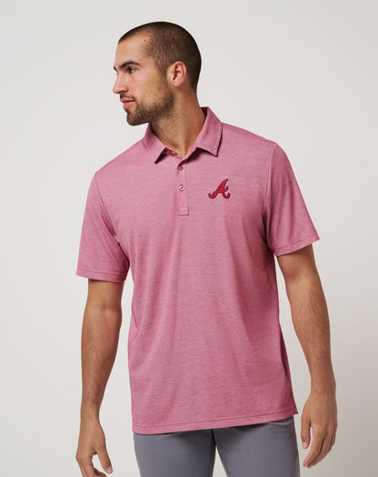 Travis Mathew Atlanta Braves Playoff Pitch Polo