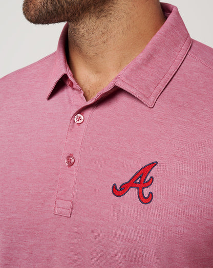 Travis Mathew Atlanta Braves Playoff Pitch Polo