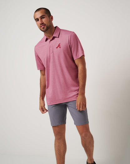 Travis Mathew Atlanta Braves Playoff Pitch Polo