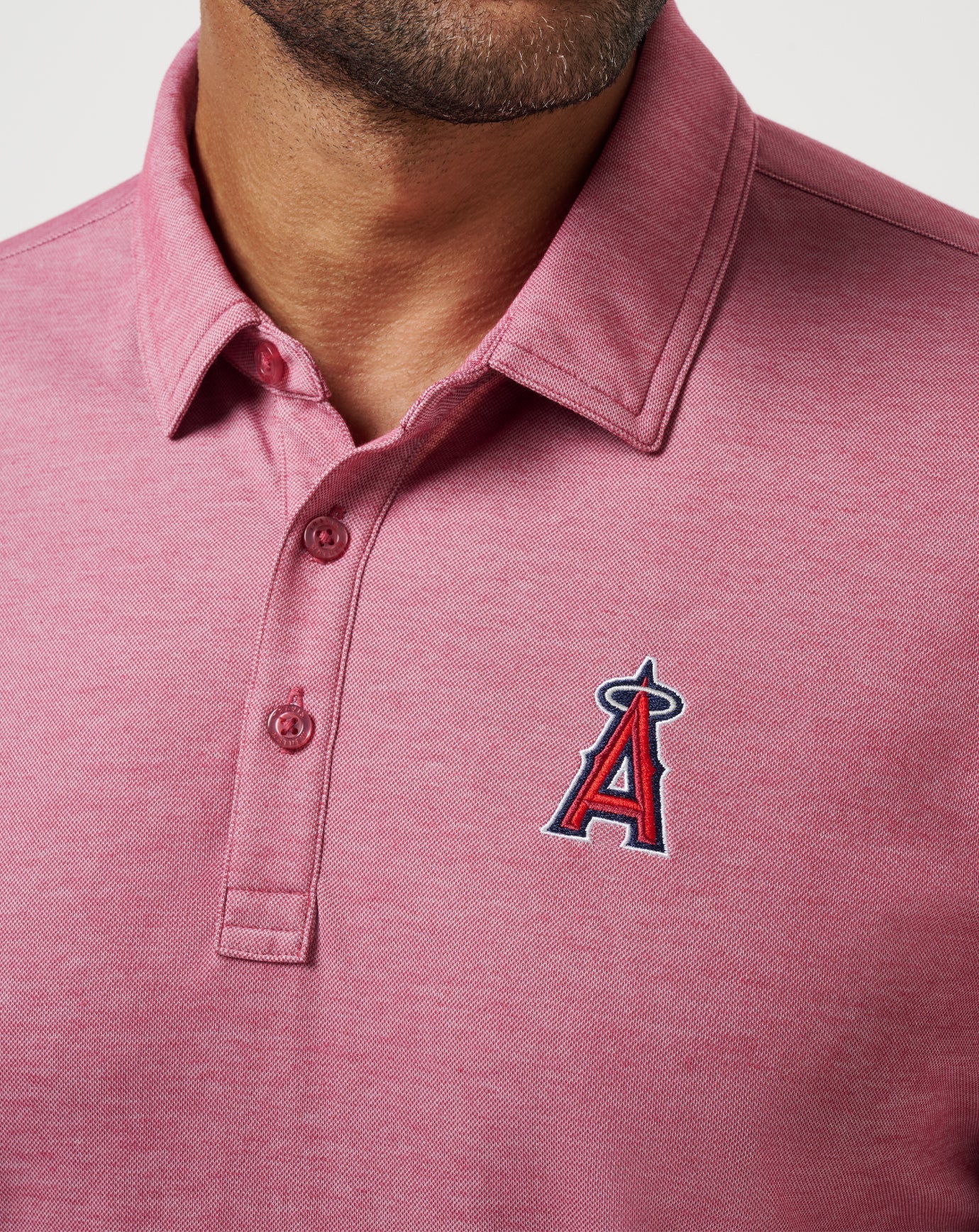Travis Mathew Los Angeles Angels Playoff Pitch Polo
