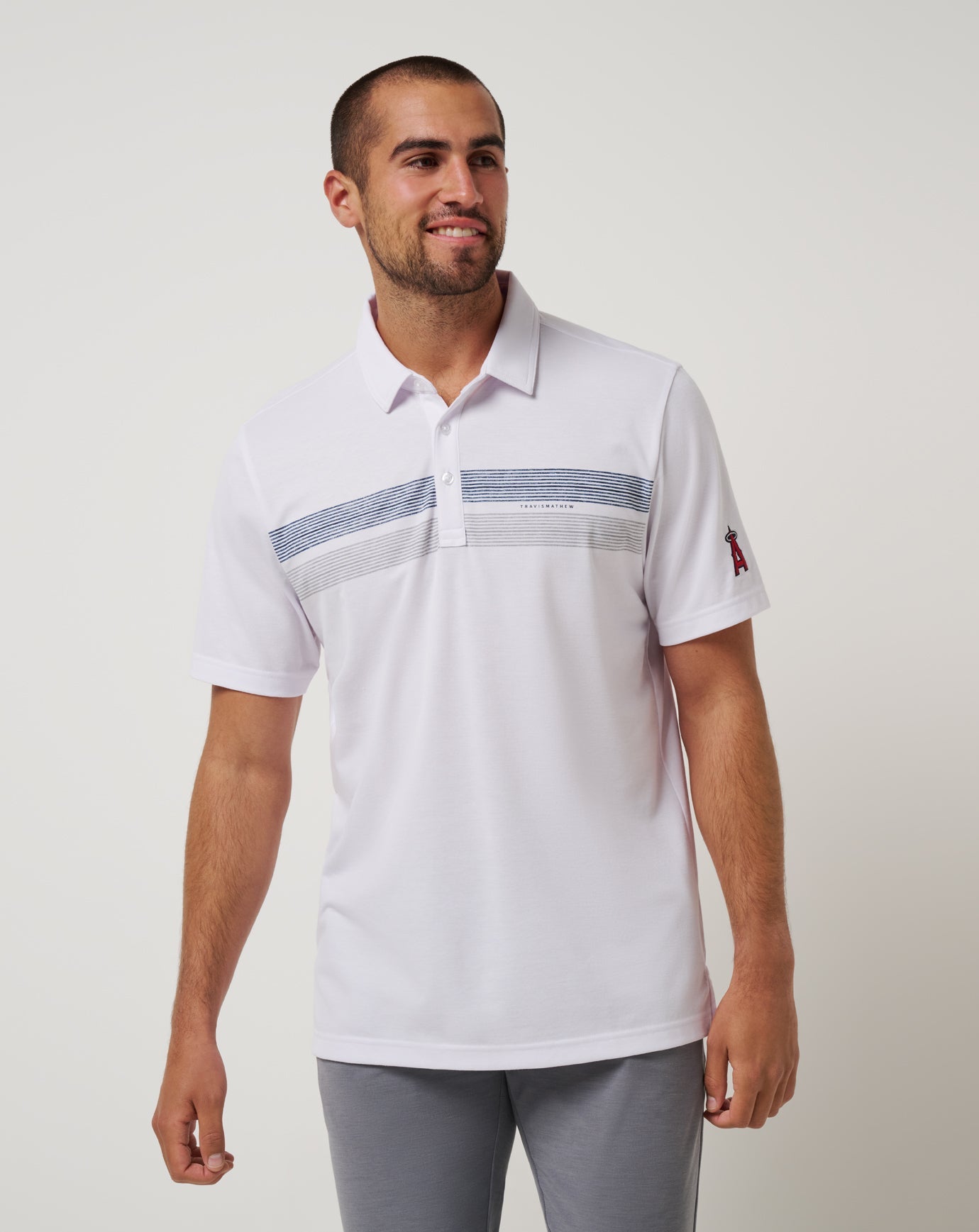 Travis Mathew Los Angeles Angels Top Recruit Polo