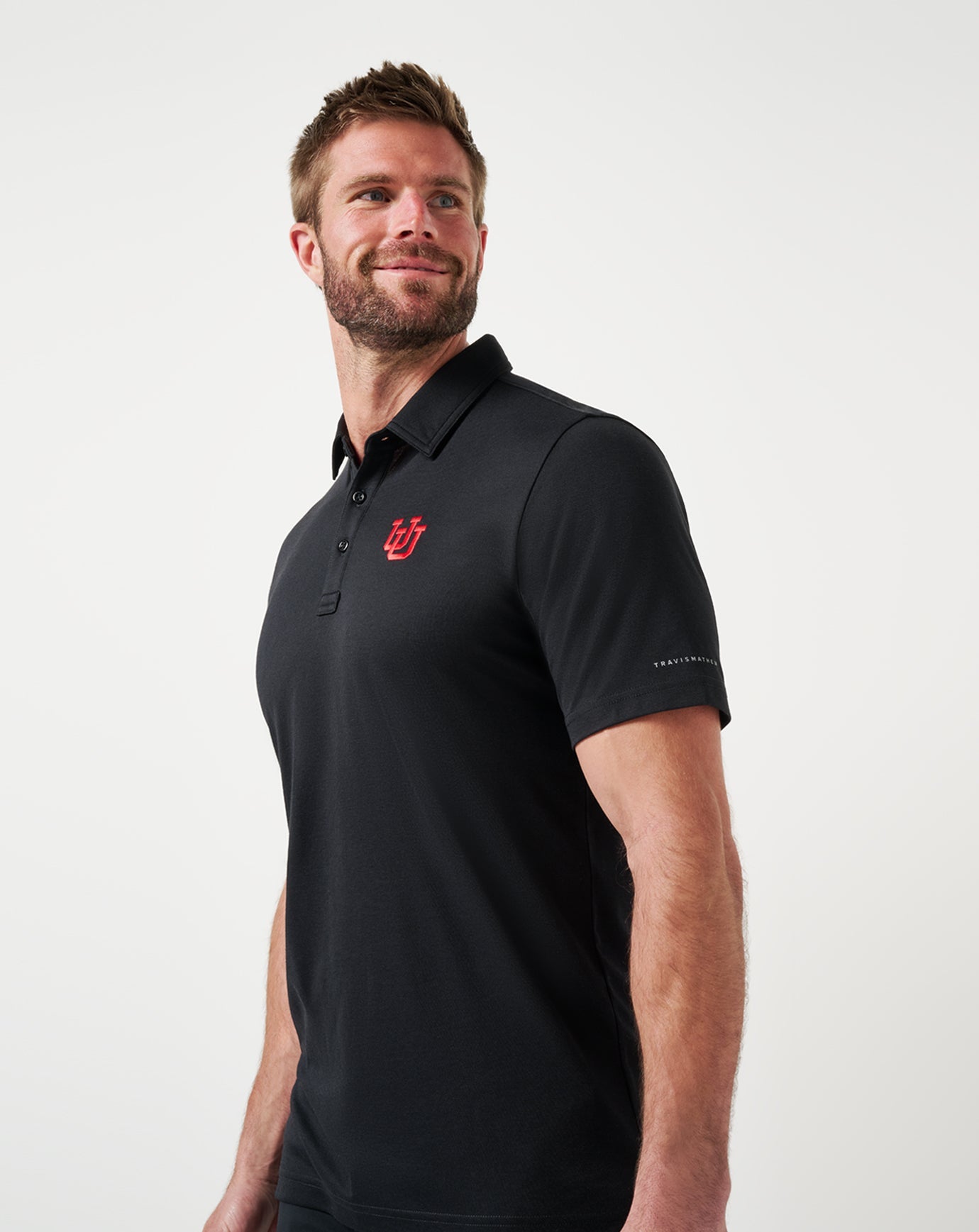 Travis Mathew Utah School Pride Polo