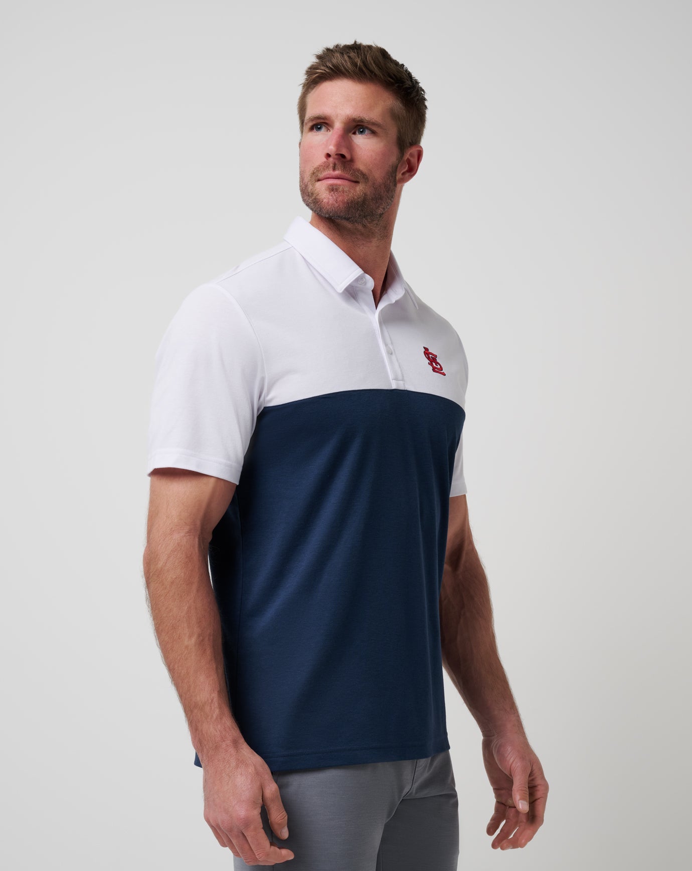 Travis Mathew St Louis Cardinals Home Run Leader Polo