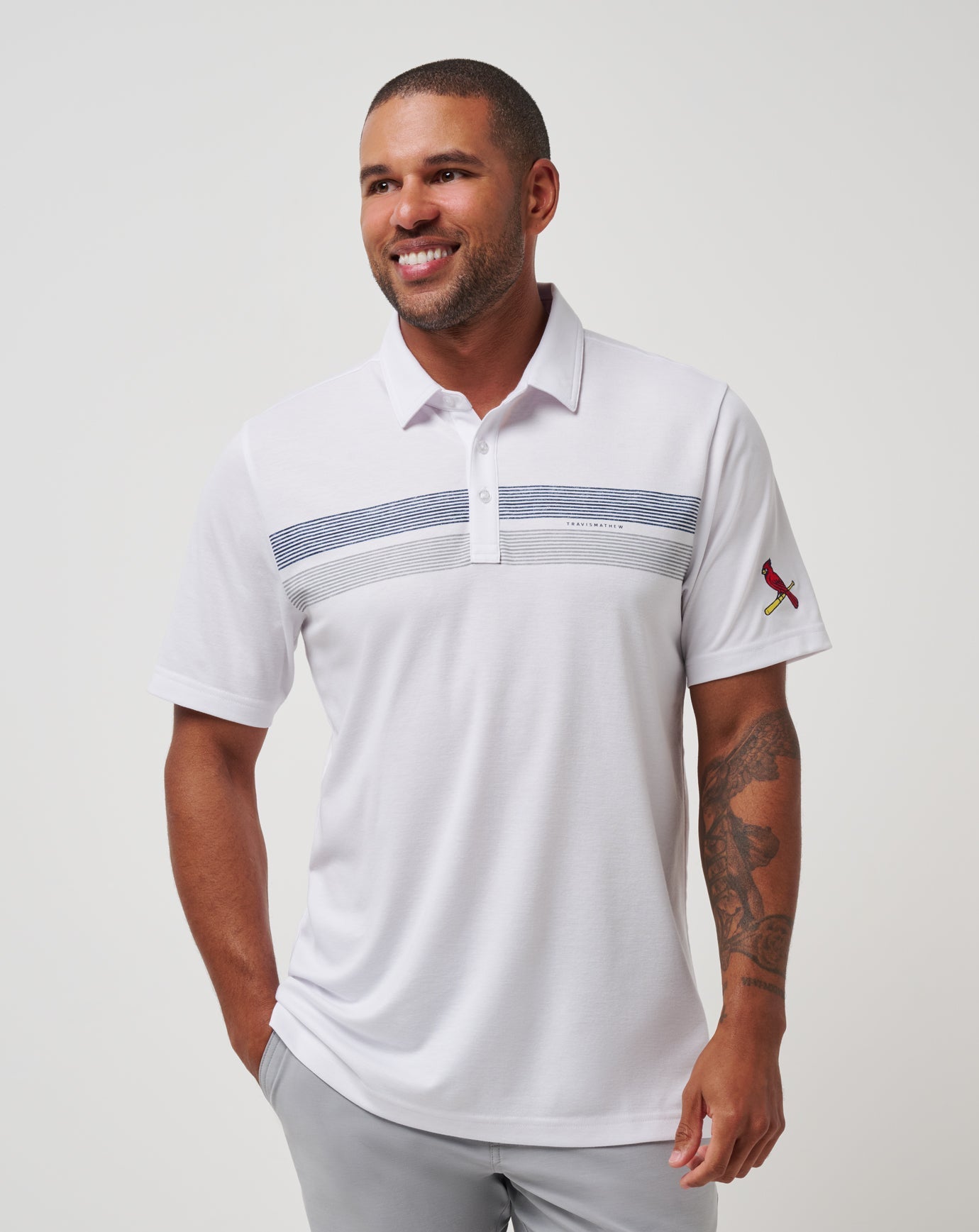 Travis Mathew St Louis Cardinals Top Recruit Polo