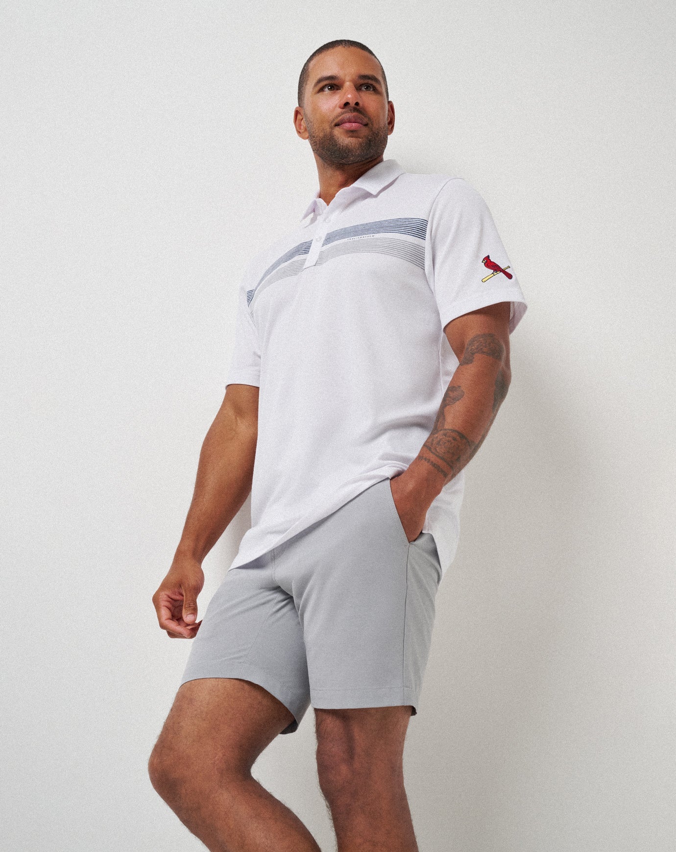 Travis Mathew St Louis Cardinals Top Recruit Polo