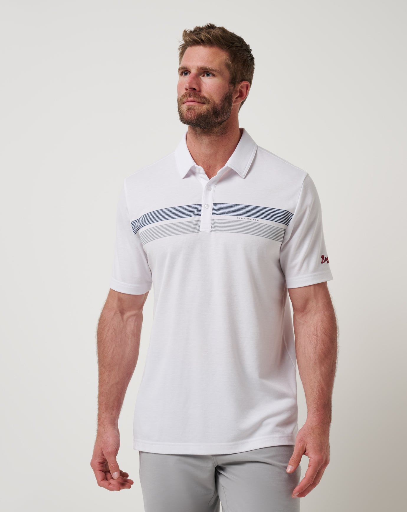 Travis Mathew Atlanta Braves Top Recruit Polo