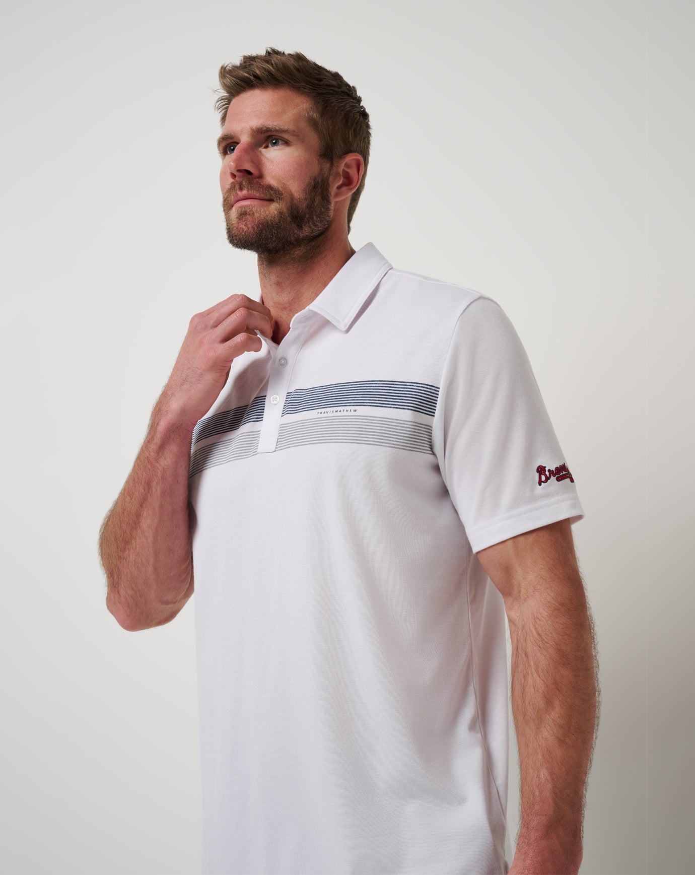Travis Mathew Atlanta Braves Top Recruit Polo