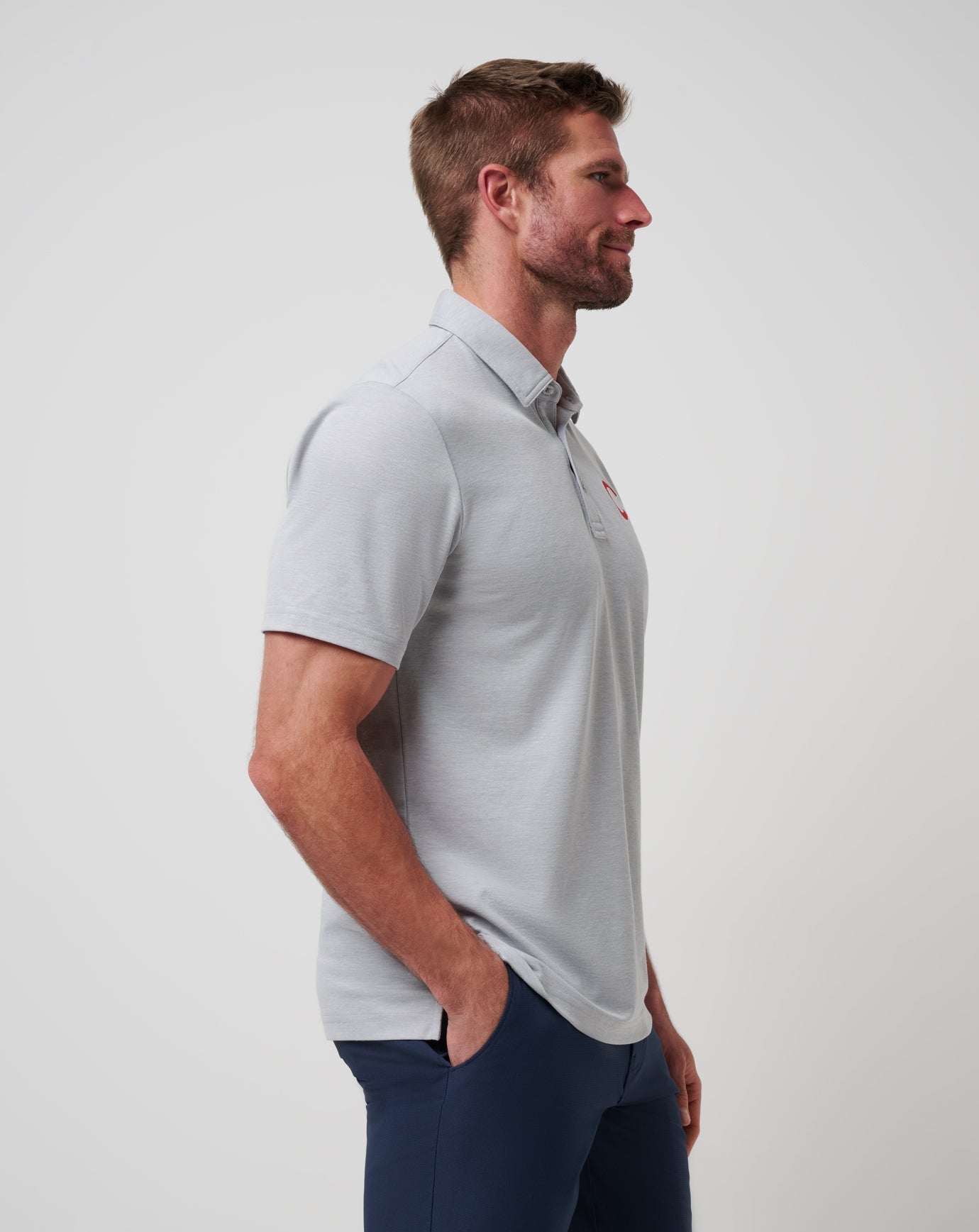Travis Mathew Chicago Cubs Playoff Pitch Polo