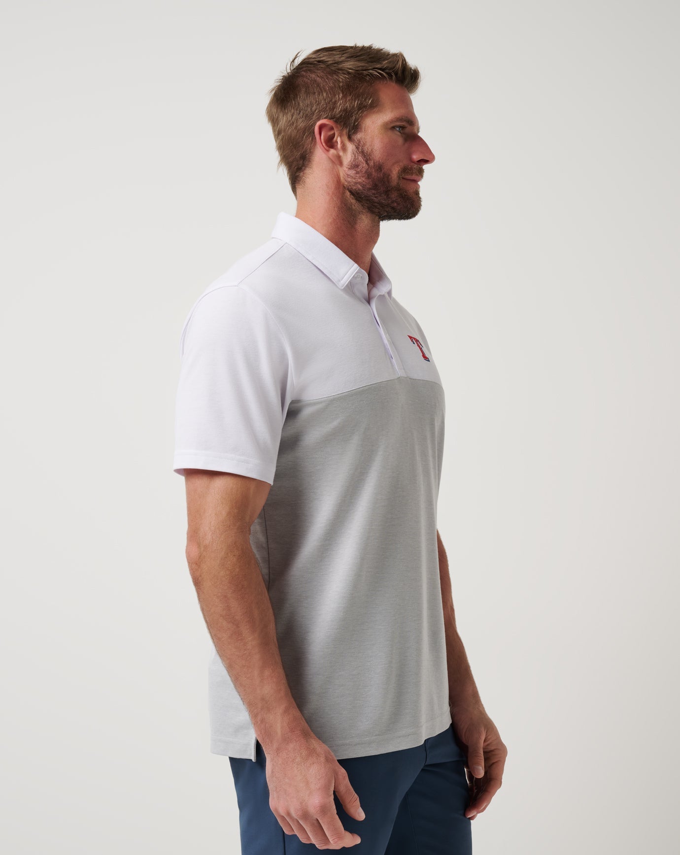 Travis Mathew Texas Rangers Home Run Leader Polo