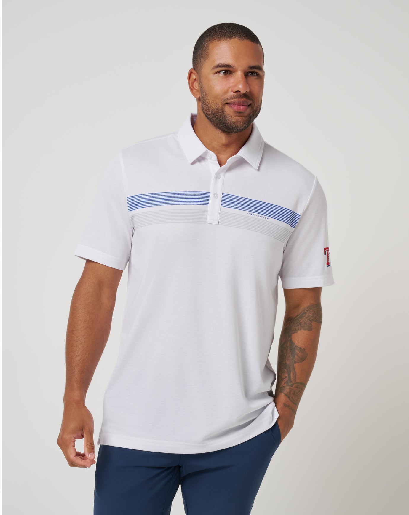 Travis Mathew Texas Rangers Top Recruit Polo