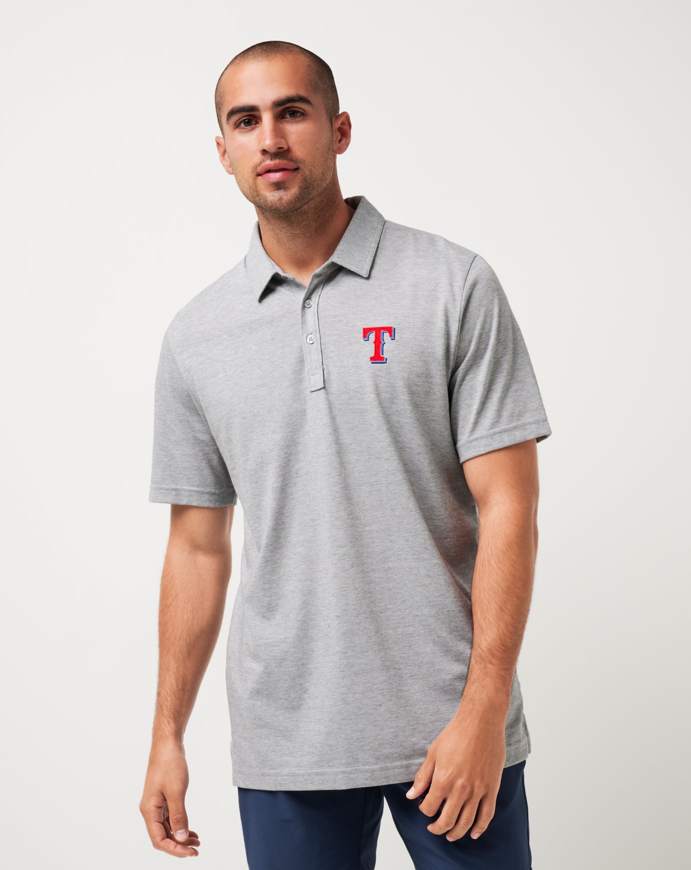 Travis Mathew Texas Rangers The Zinna Polo