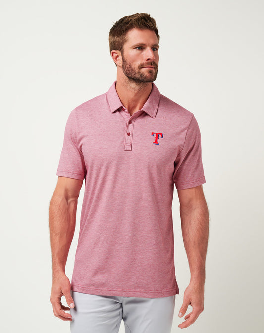 Travis Mathew Texas Rangers The Zinna Polo