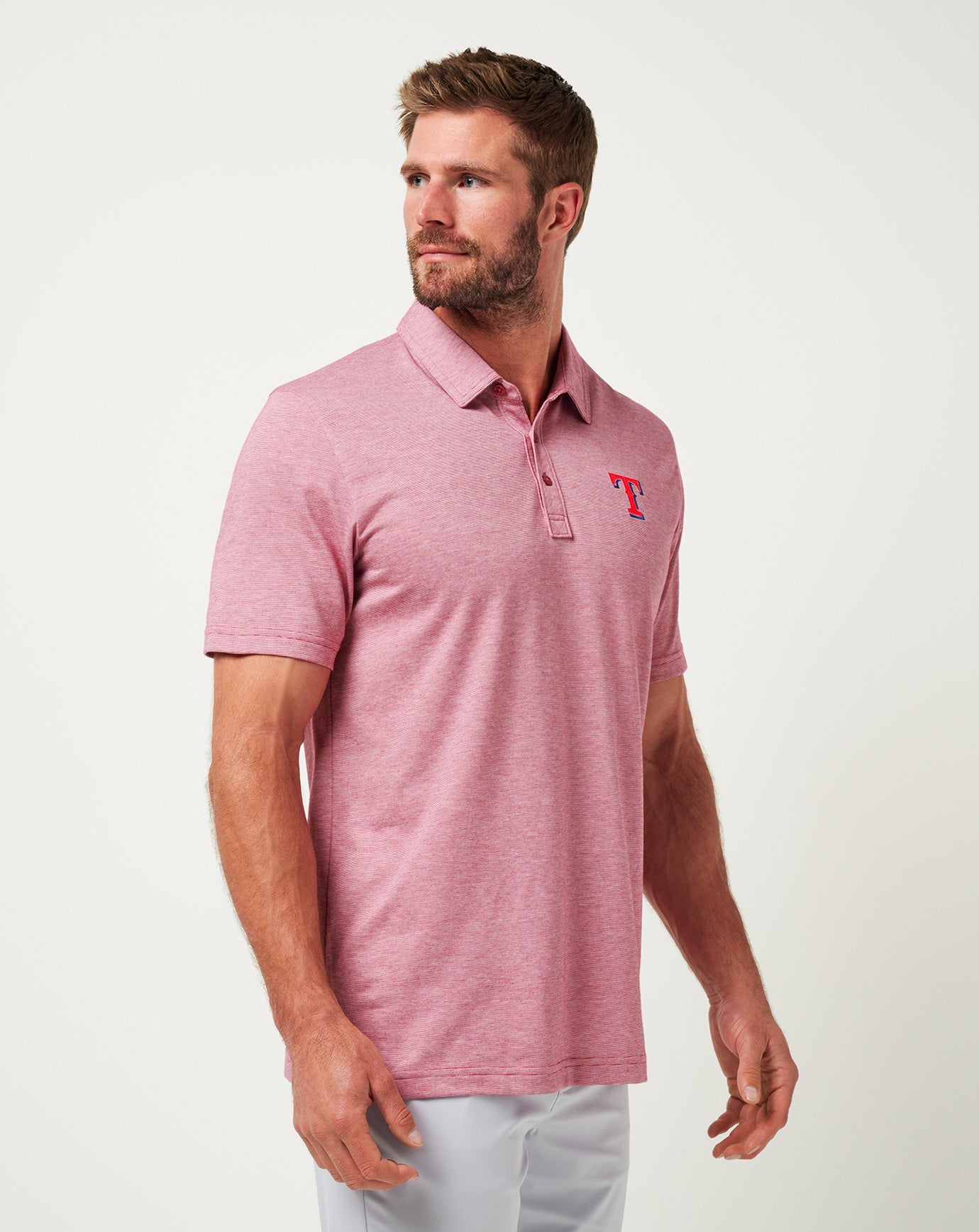 Travis Mathew Texas Rangers The Zinna Polo