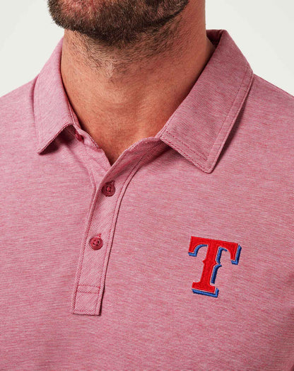 Travis Mathew Texas Rangers The Zinna Polo