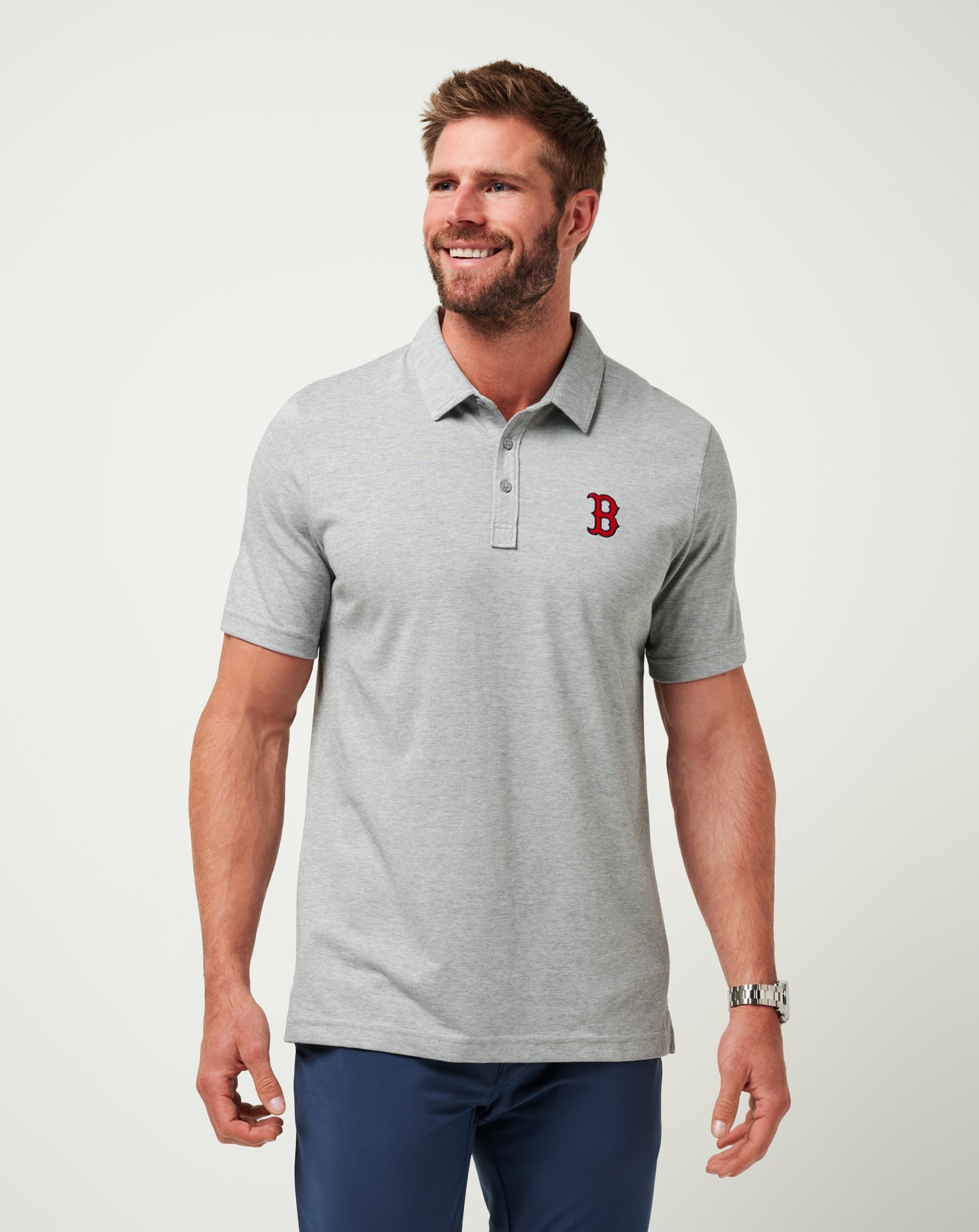 Travis Mathew Boston Red Sox The Zinna Polo