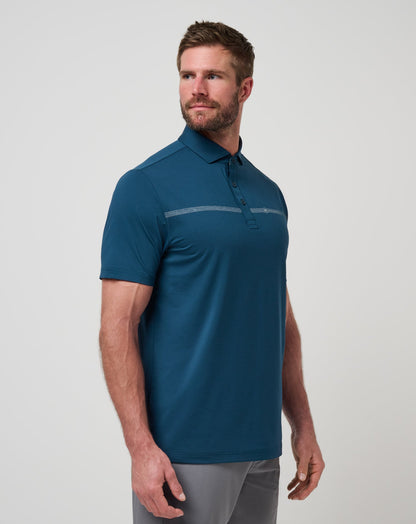 Travis Mathew Heater Pro Chest Stripe Polo