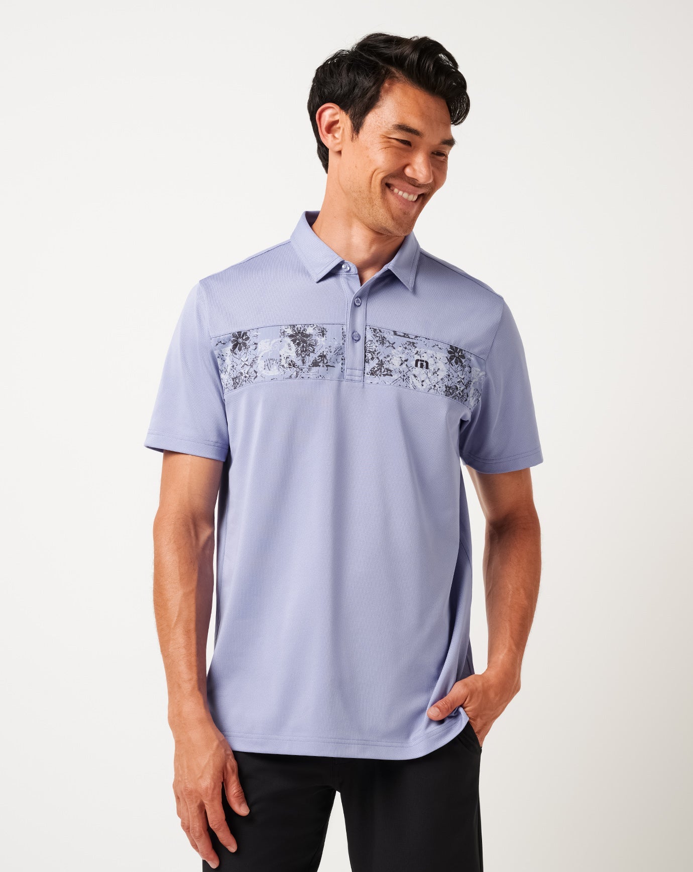 Travis Mathew Good Good Chest Stripe Polo