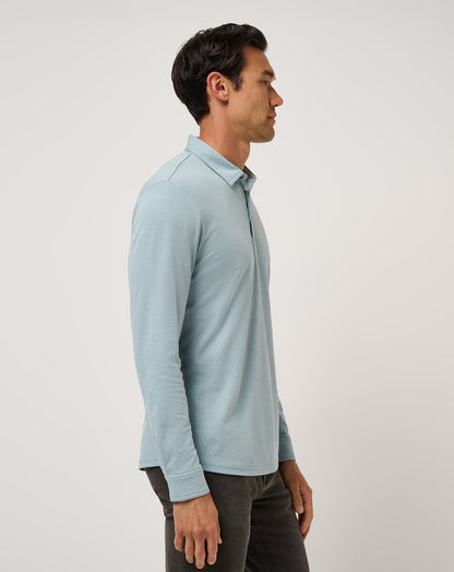Travis Mathew Handsome Town Long Sleeve Polo
