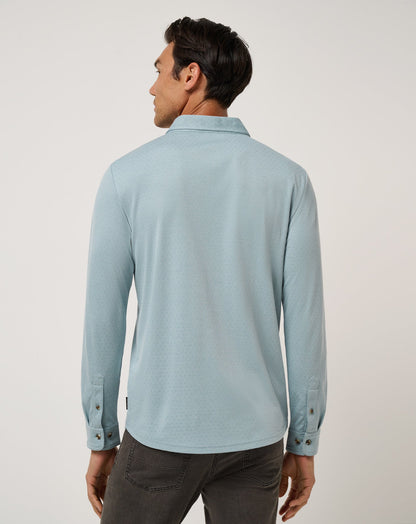 Travis Mathew Handsome Town Long Sleeve Polo