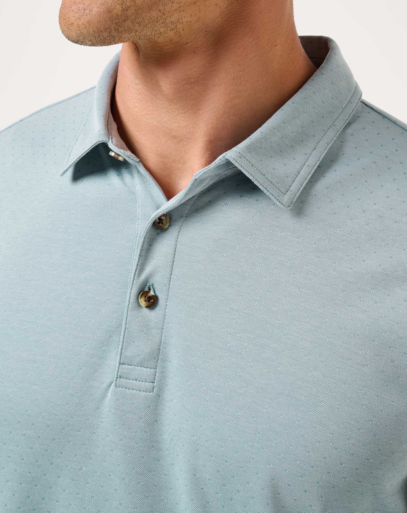 Travis Mathew Handsome Town Long Sleeve Polo