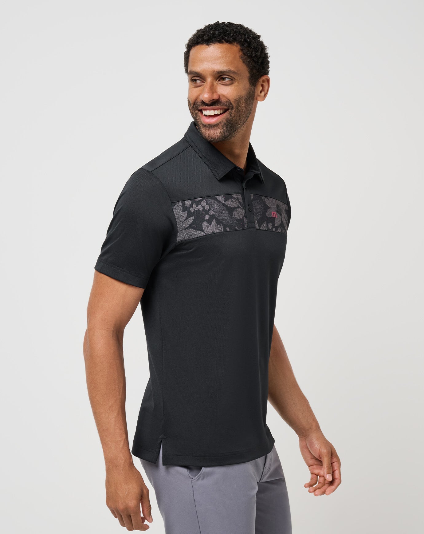 Travis Mathew Good Good Chest Stripe Polo