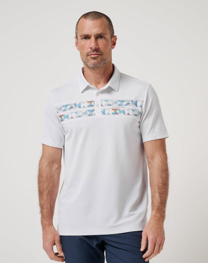 Travis Mathew Good Good Chest Stripe Polo
