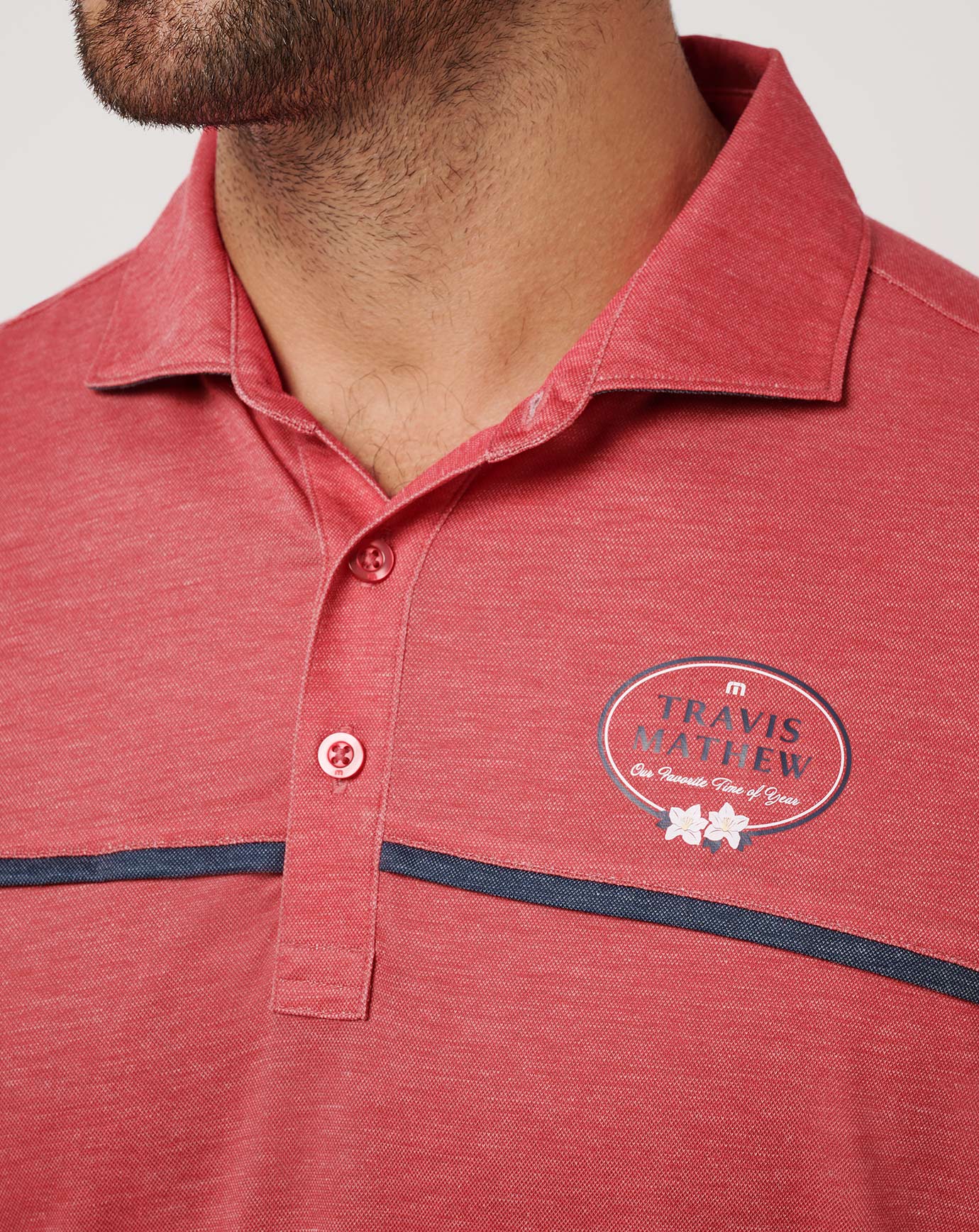 Travis Mathew Featherweight Our Favorite Time Of Year Polo