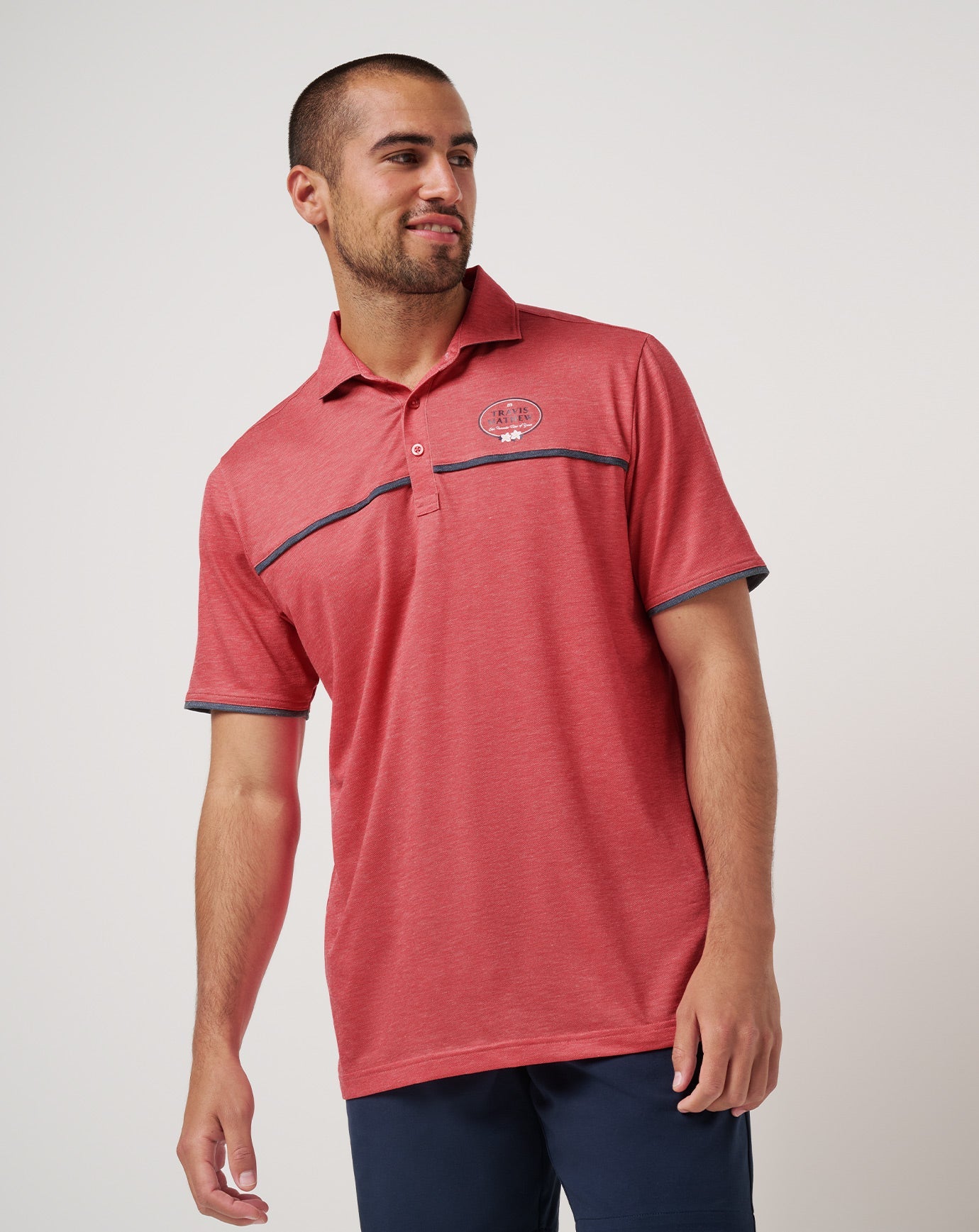 Travis Mathew Featherweight Our Favorite Time Of Year Polo