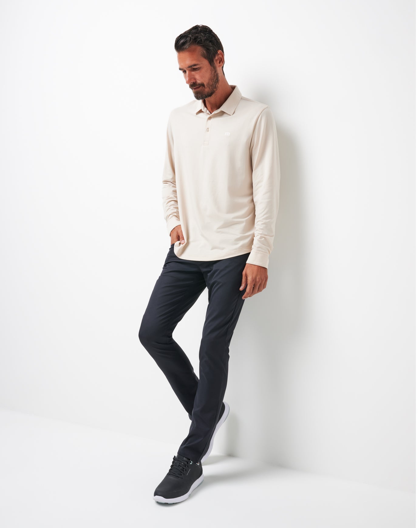 Travis Mathew Featherweight Long Sleeve Polo