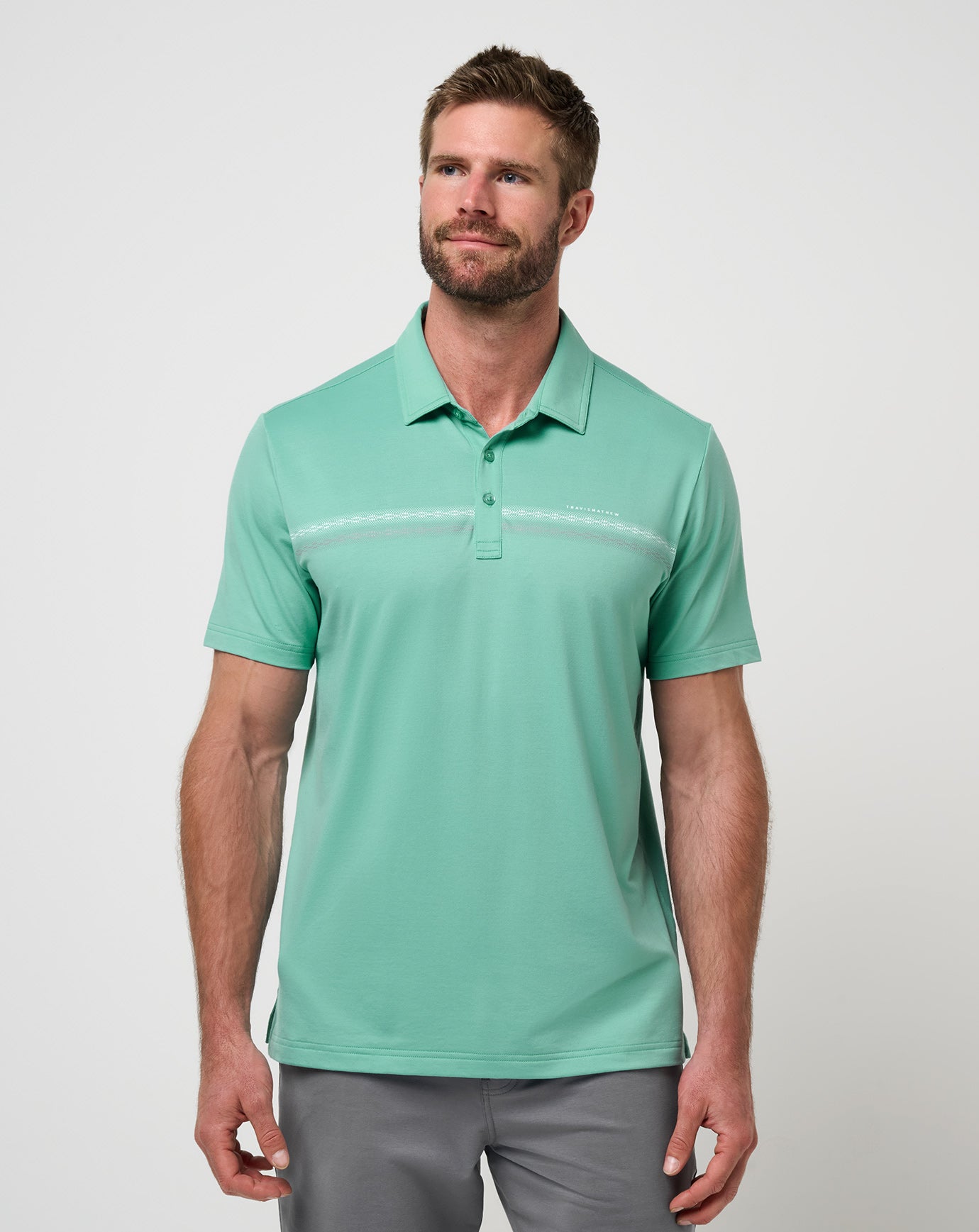 Travis Mathew Featherweight Chest Stripe Polo