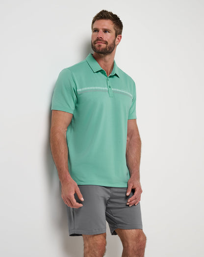 Travis Mathew Featherweight Chest Stripe Polo