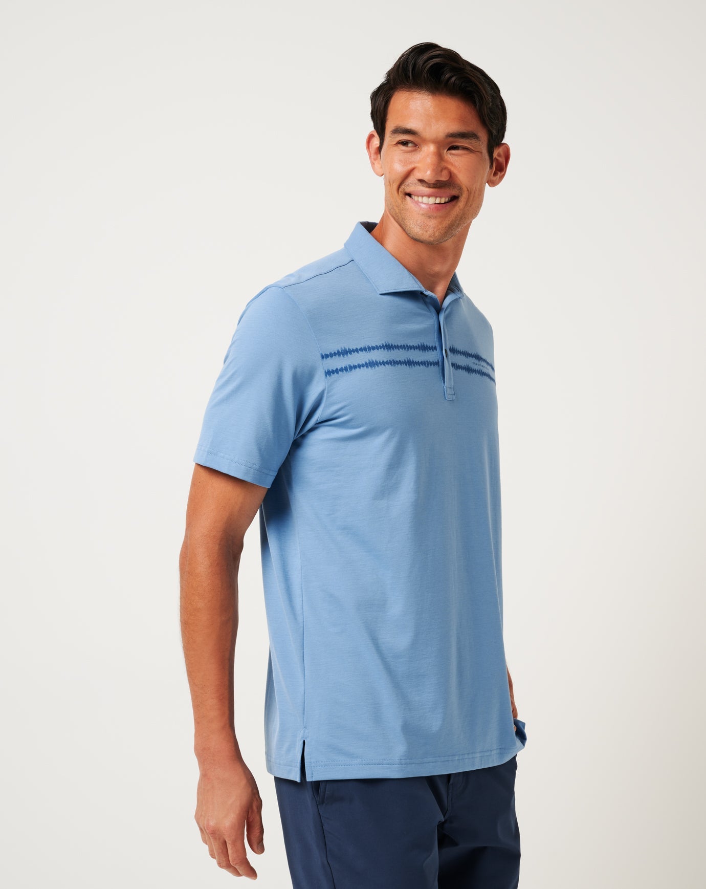 Travis Mathew Sunbeam Chest Stripe Polo