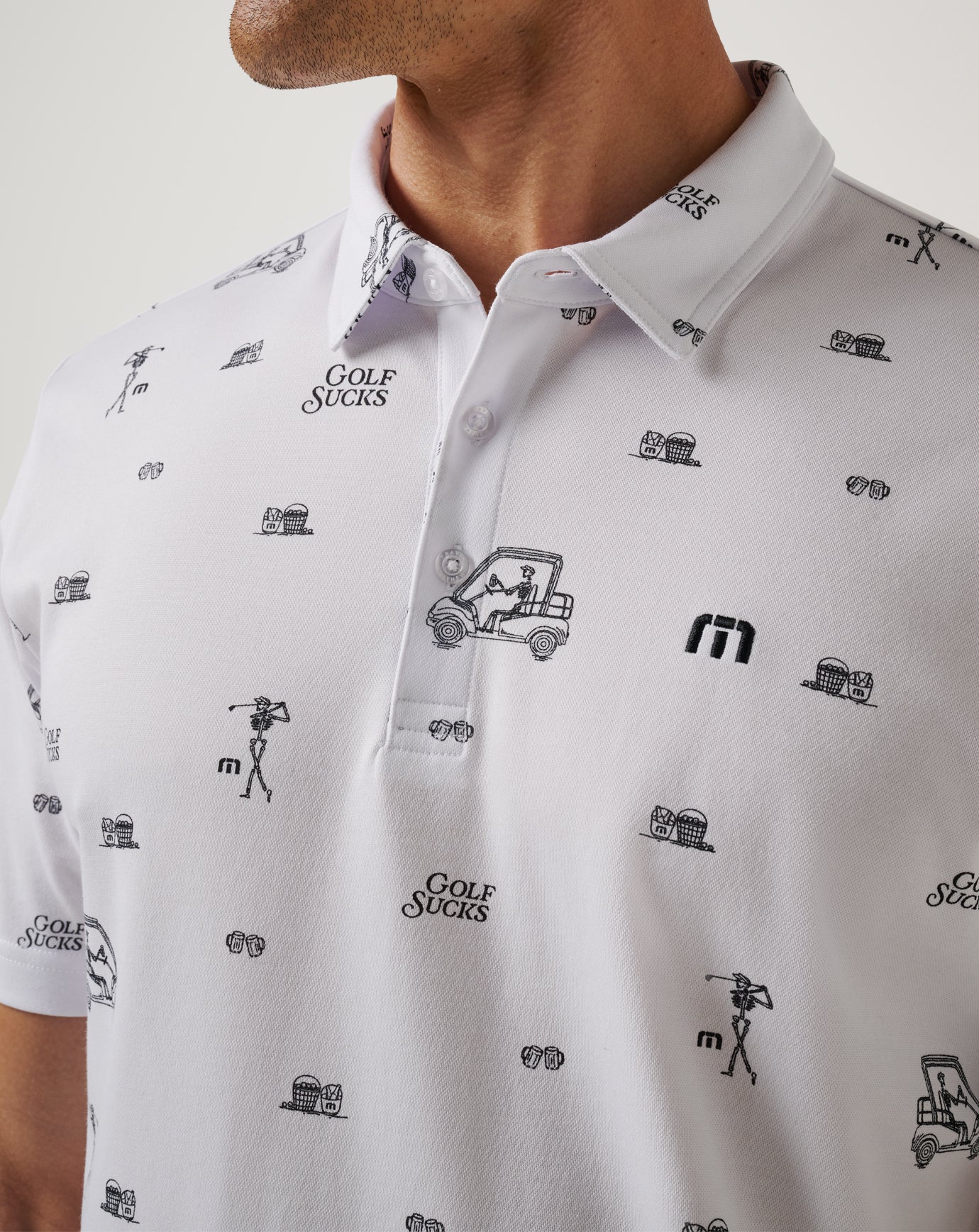 Travis Mathew Golf Sucks Polo