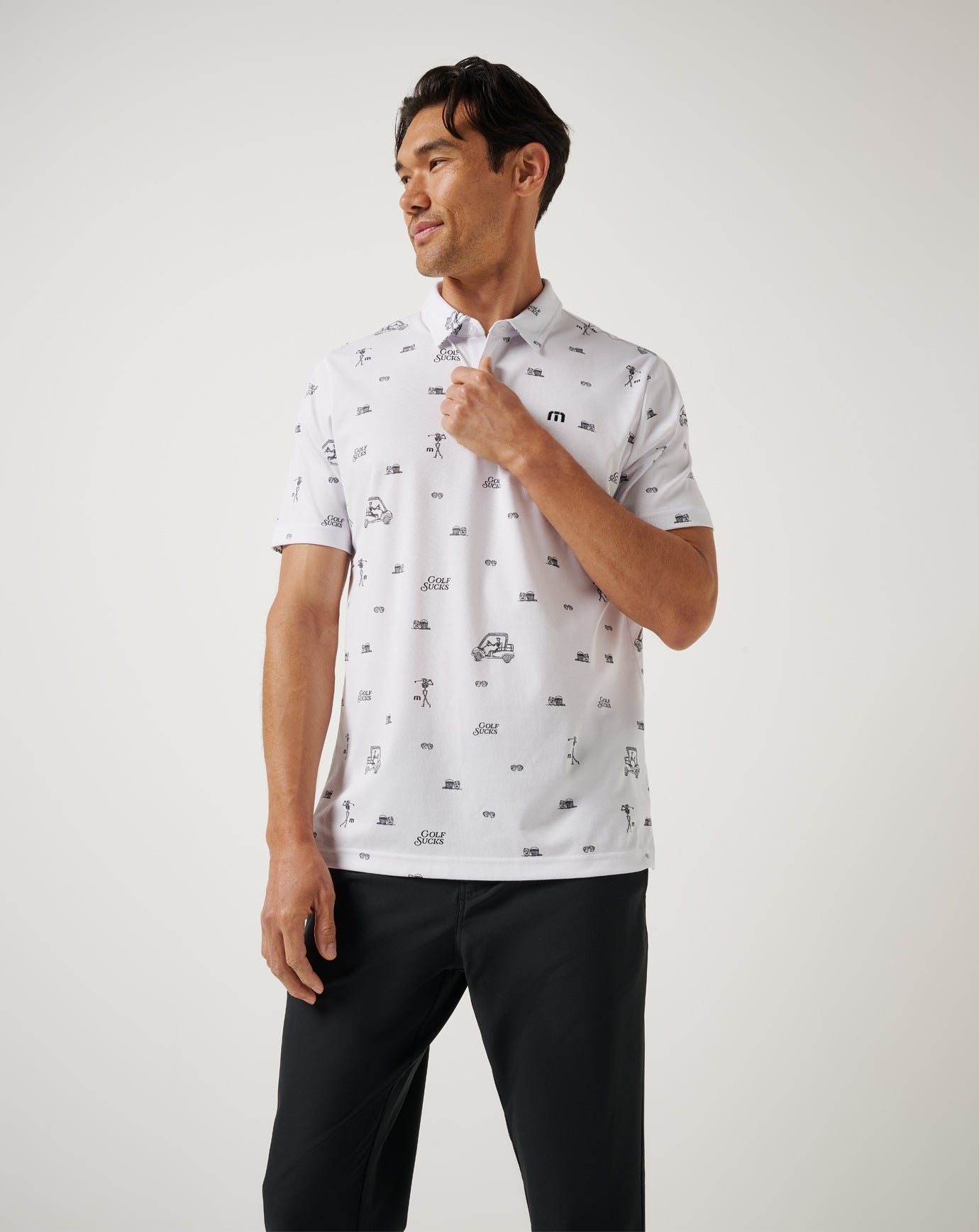 Travis Mathew Golf Sucks Polo