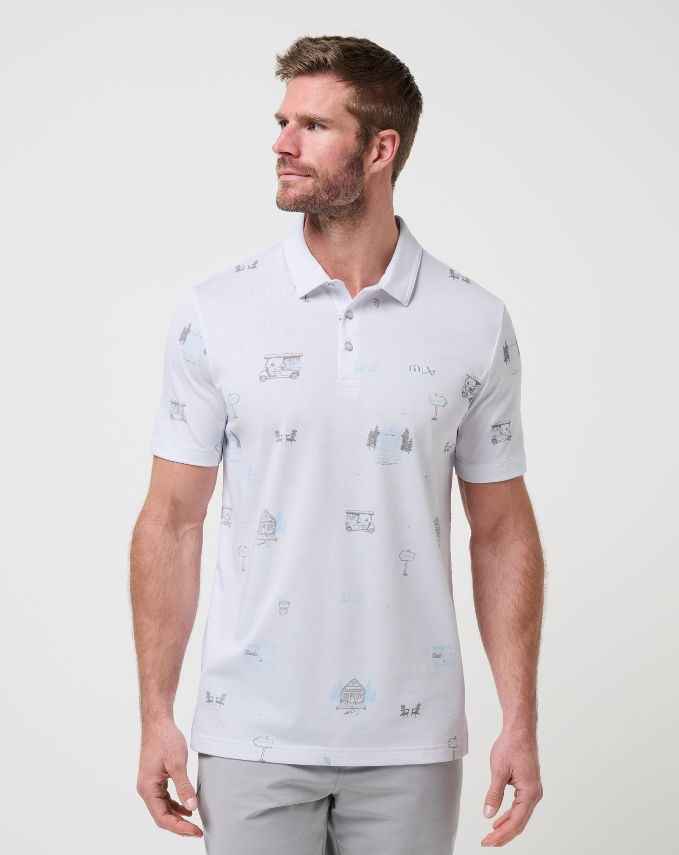 Travis Mathew Snow Chance Polo