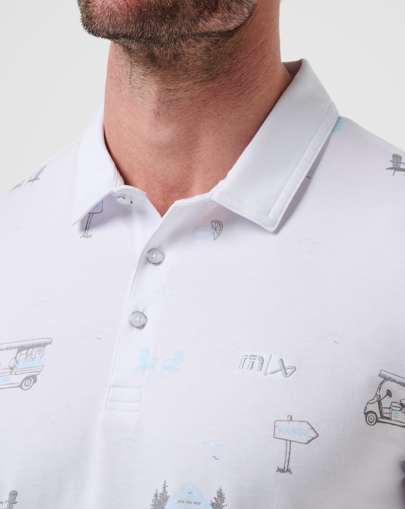 Travis Mathew Snow Chance Polo