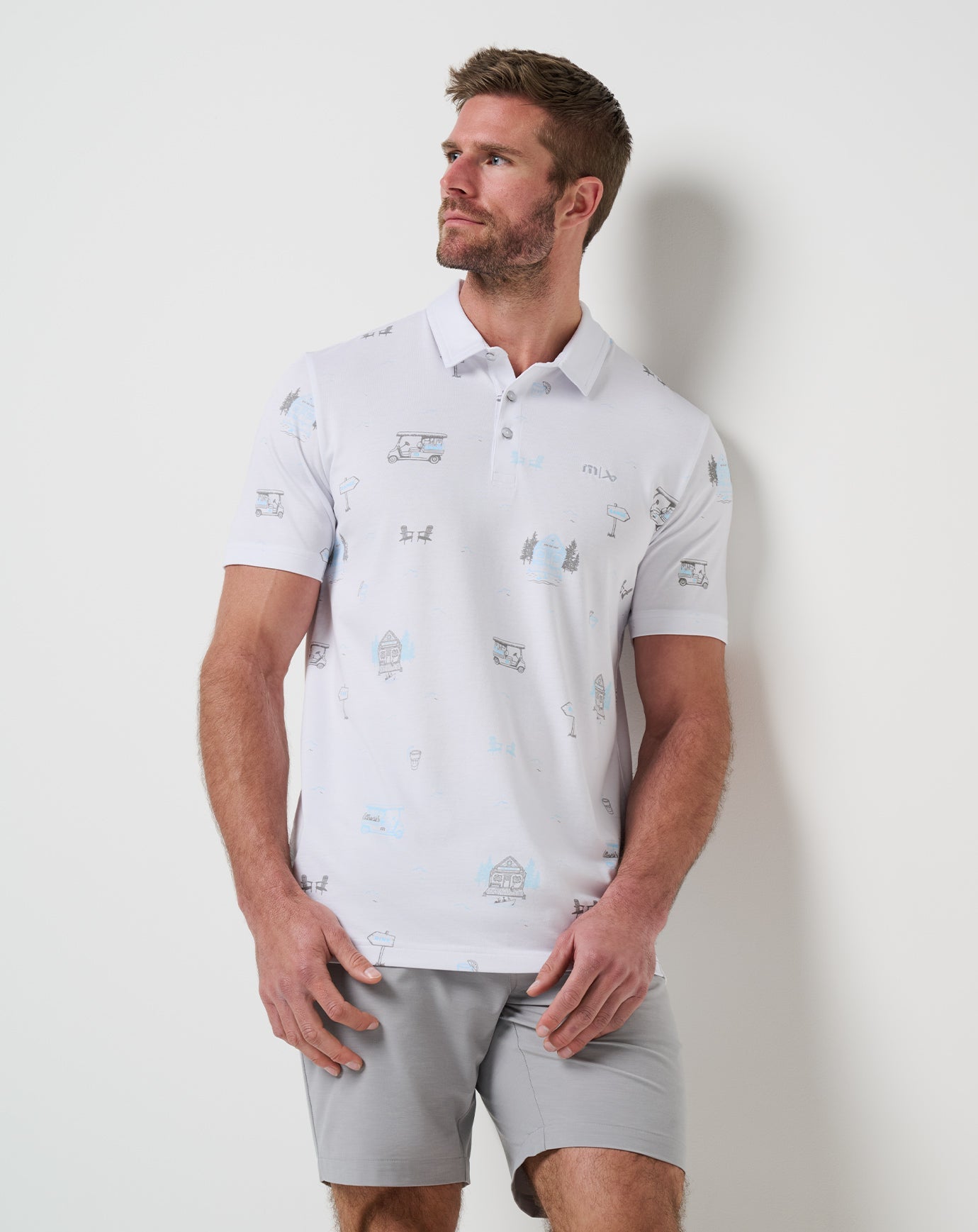 Travis Mathew Snow Chance Polo