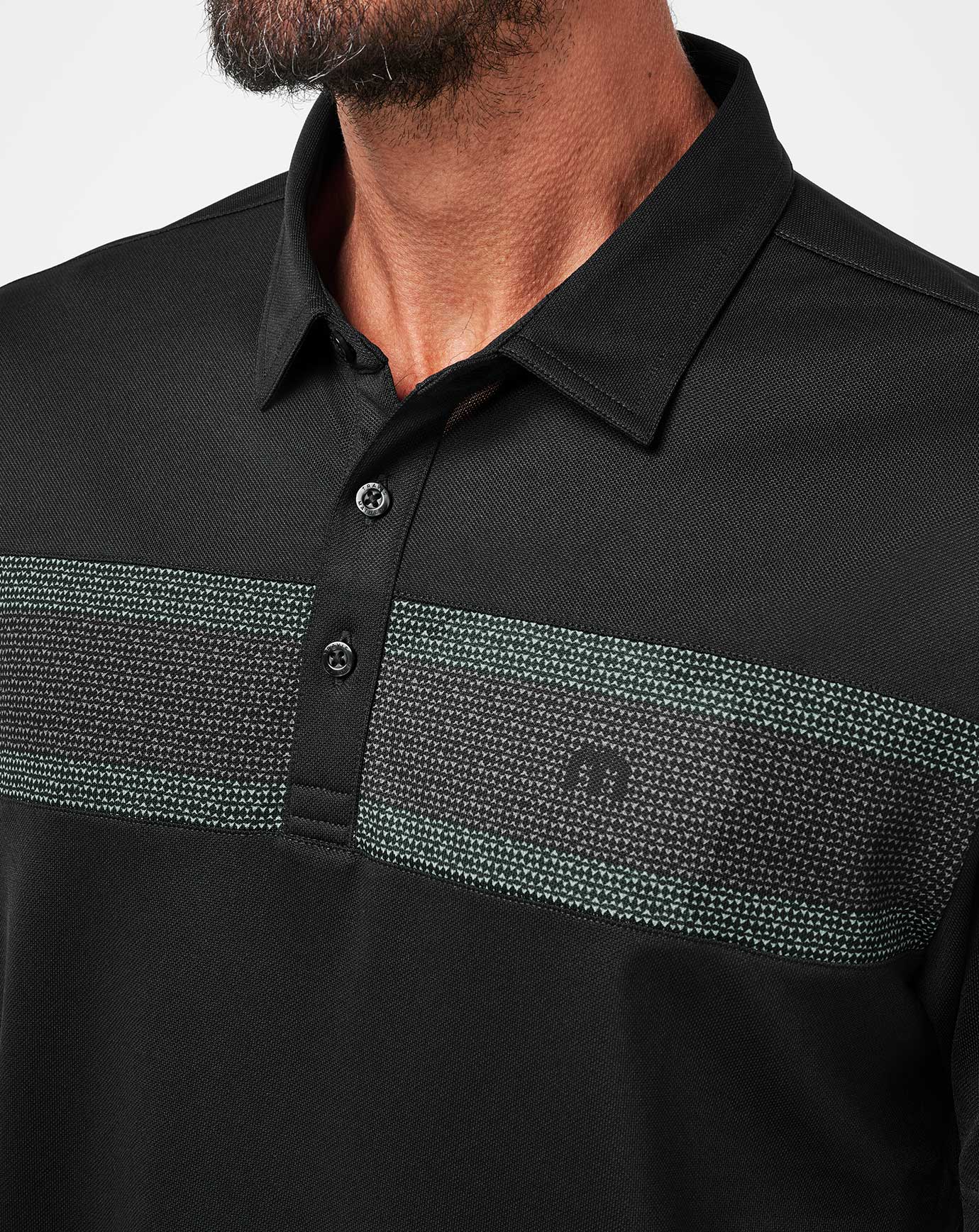 Travis Mathew Good Good Chest Stripe Polo