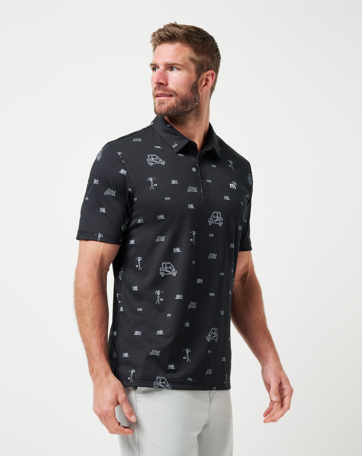 Travis Mathew Golf Sucks Polo