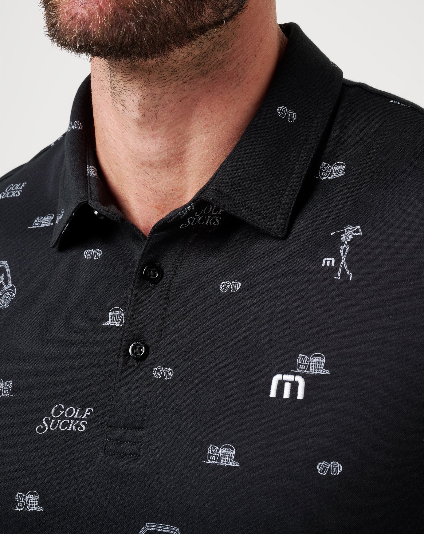 Travis Mathew Golf Sucks Polo