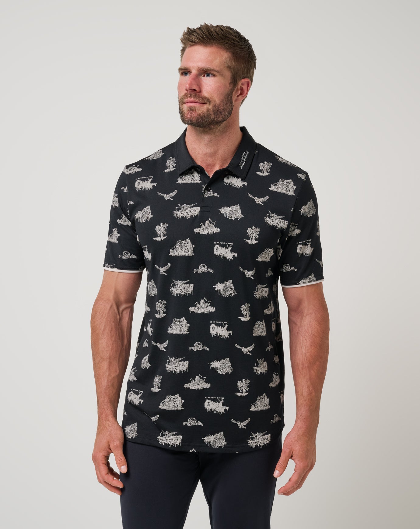 Travis Mathew City Of Evil Polo