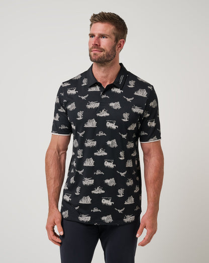 Travis Mathew City Of Evil Polo